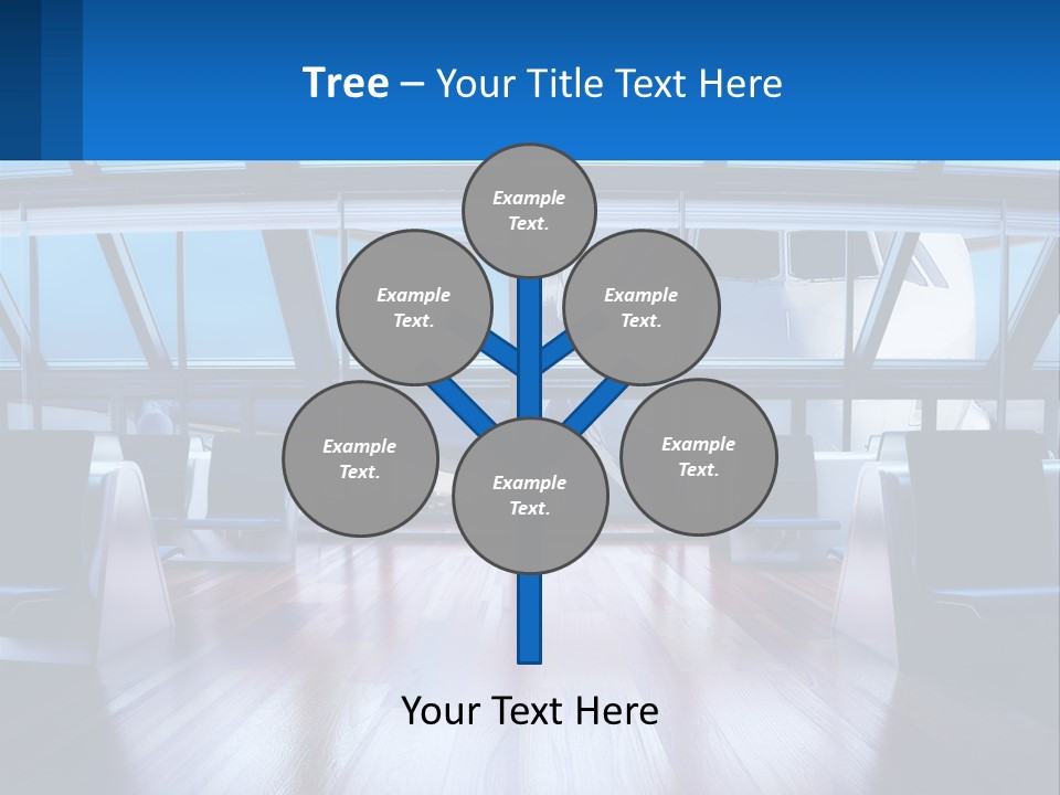 Vip Lounge At The Airport PowerPoint Template