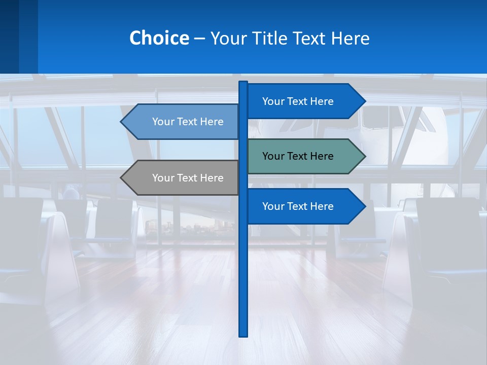 Vip Lounge At The Airport PowerPoint Template