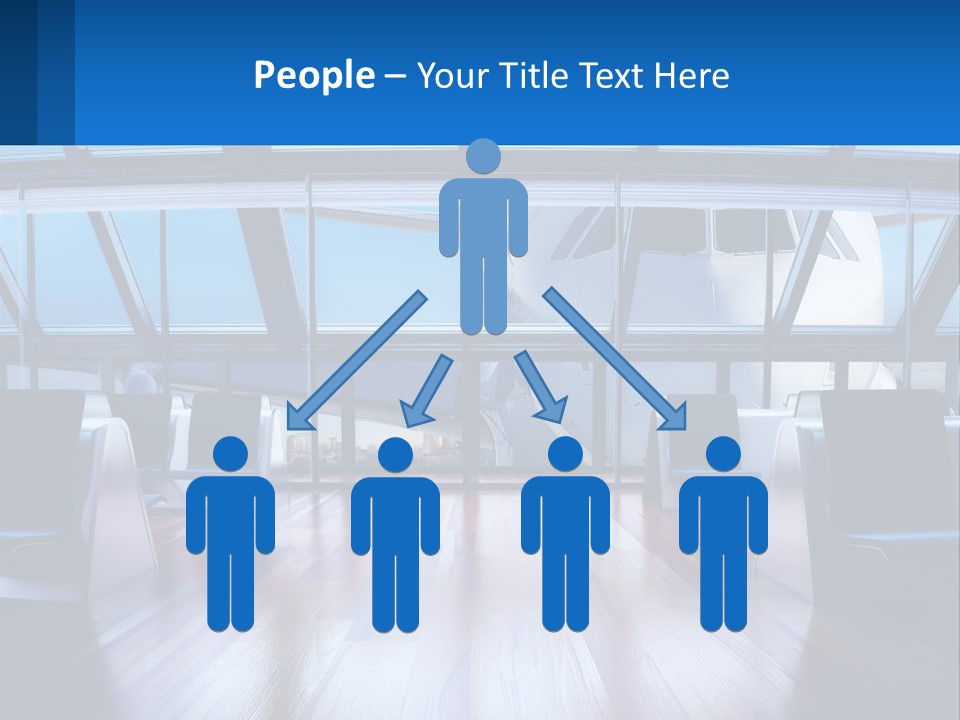 Vip Lounge At The Airport PowerPoint Template