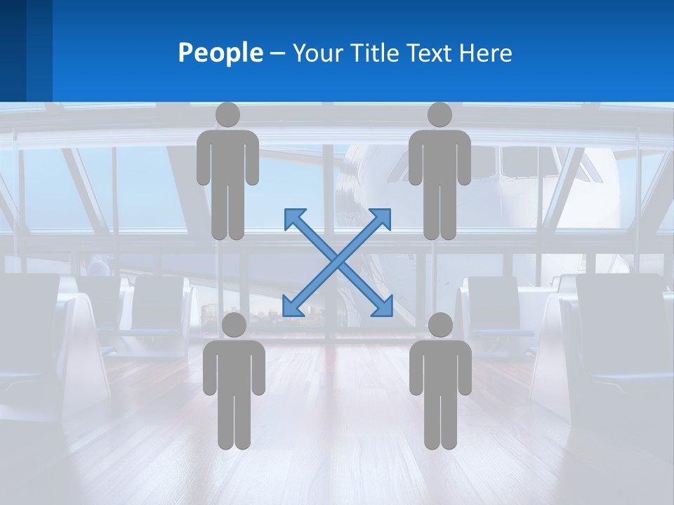 Vip Lounge At The Airport PowerPoint Template