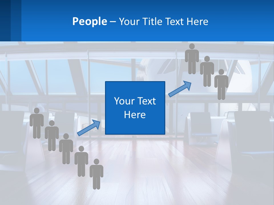 Vip Lounge At The Airport PowerPoint Template