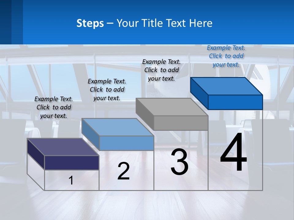 Vip Lounge At The Airport PowerPoint Template