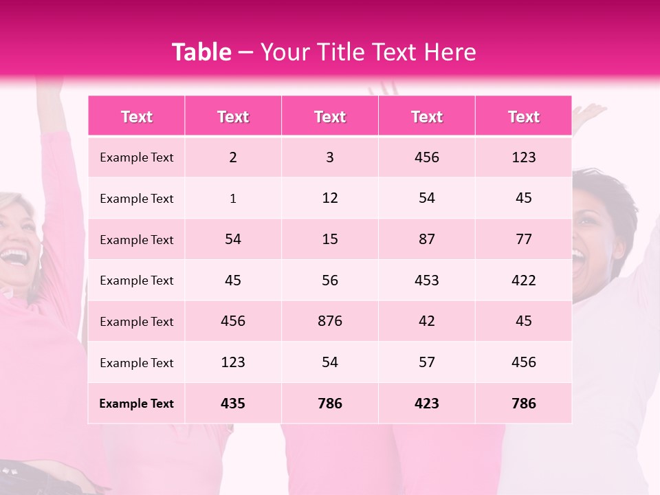 Joyful Women PowerPoint Template