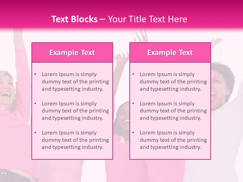 Joyful Women PowerPoint Template