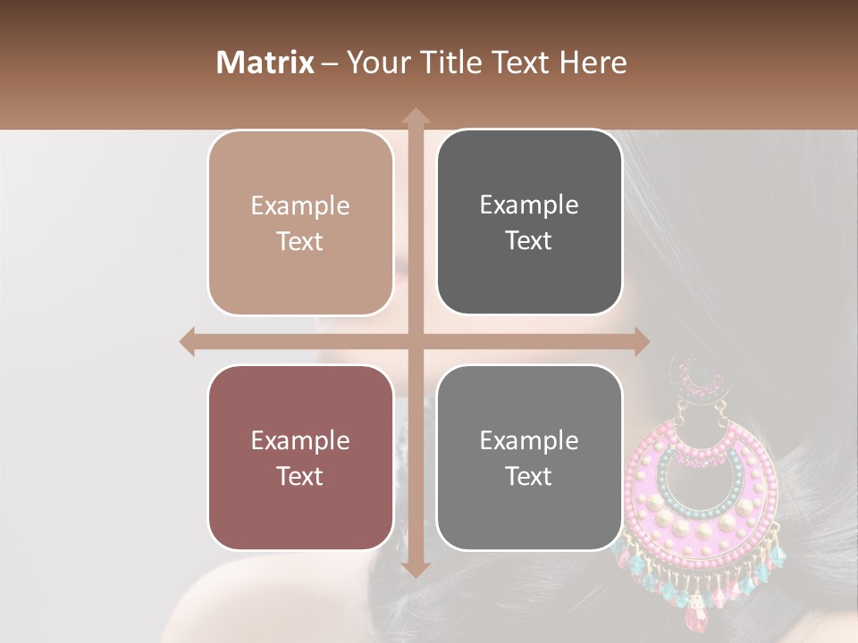 Girl With An Earring PowerPoint Template