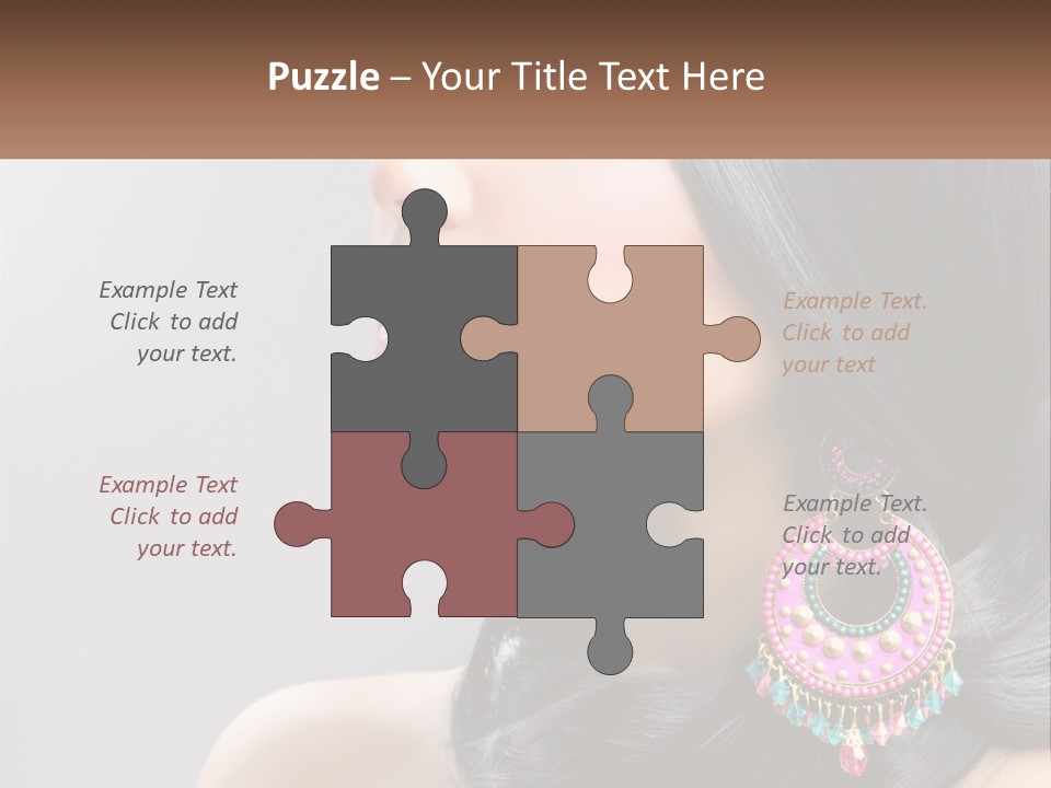 Girl With An Earring PowerPoint Template