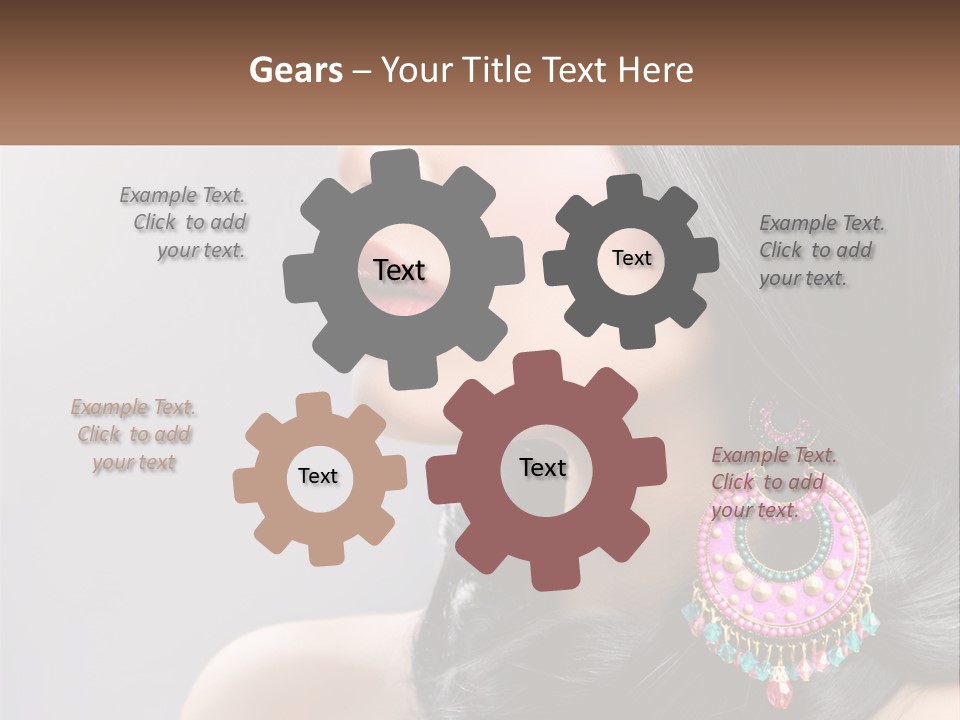 Girl With An Earring PowerPoint Template
