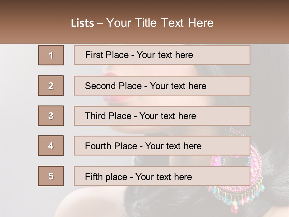 Girl With An Earring PowerPoint Template