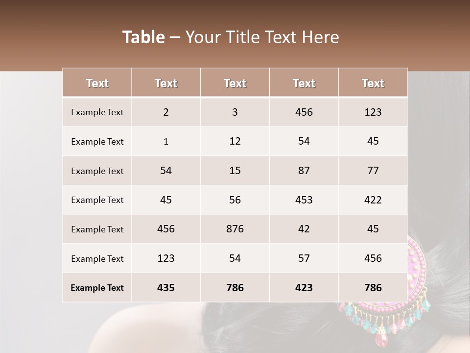 Girl With An Earring PowerPoint Template