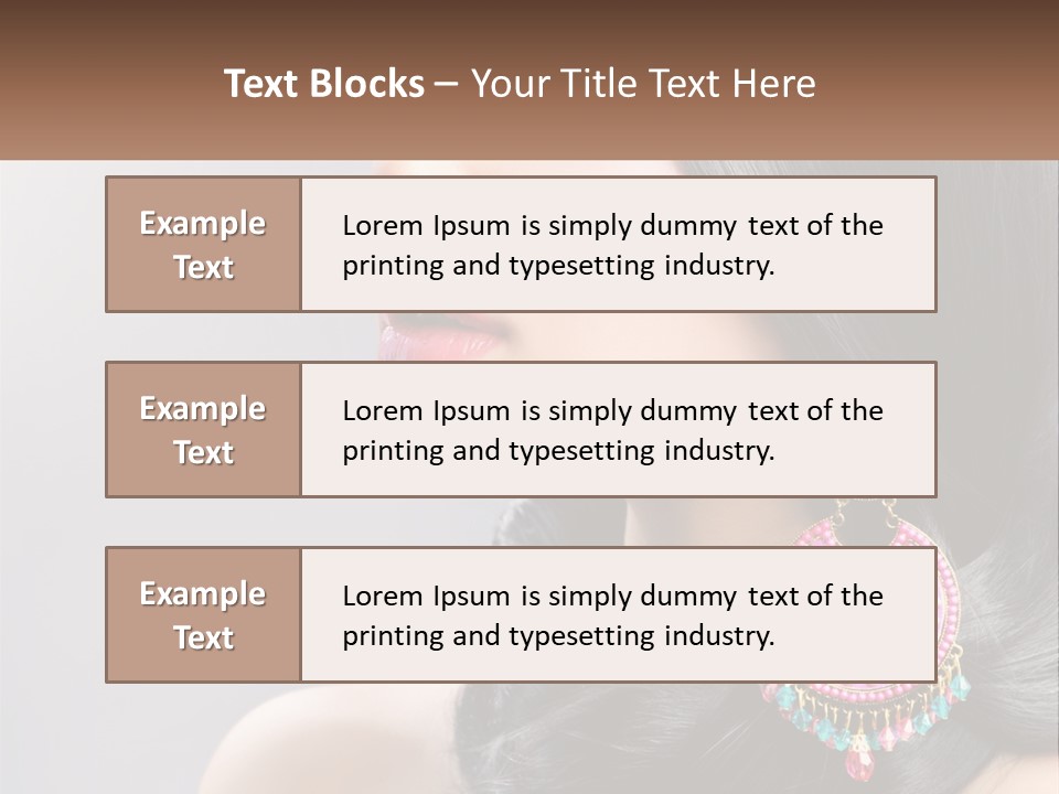 Girl With An Earring PowerPoint Template