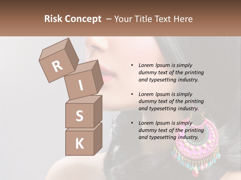 Girl With An Earring PowerPoint Template