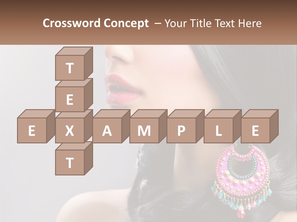 Girl With An Earring PowerPoint Template