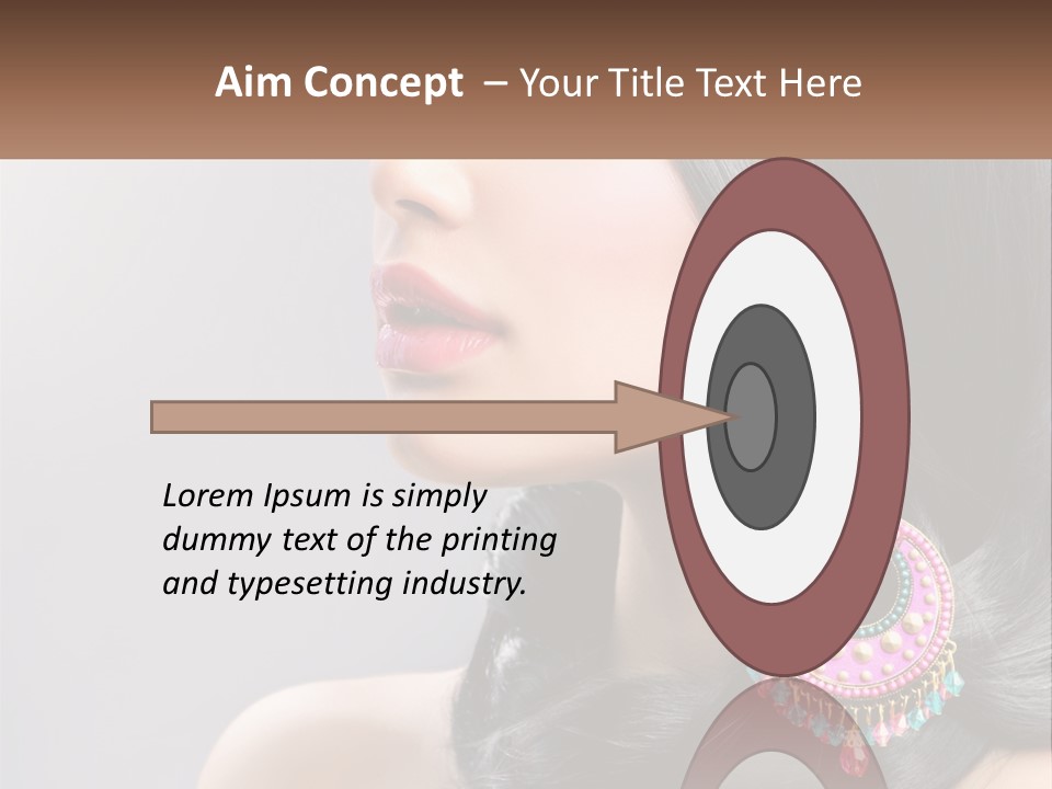 Girl With An Earring PowerPoint Template