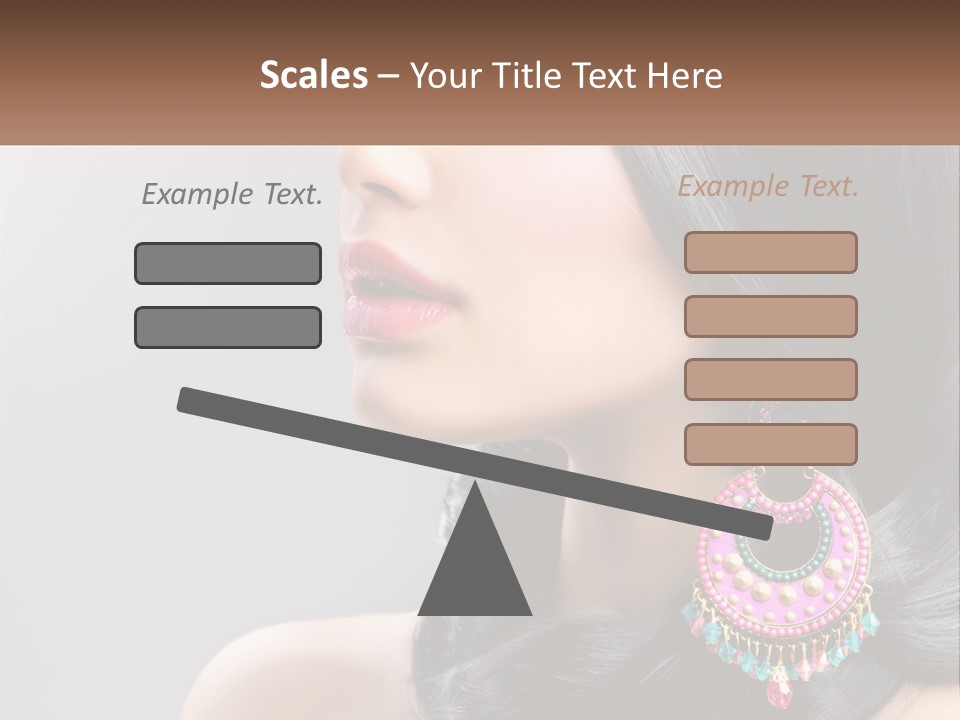 Girl With An Earring PowerPoint Template