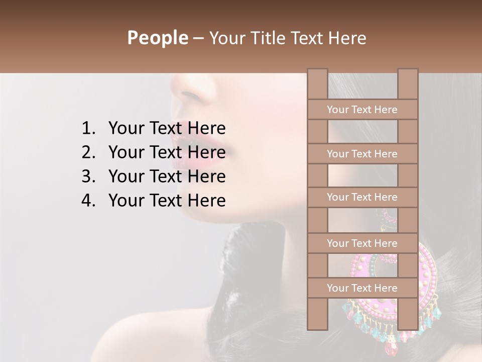 Girl With An Earring PowerPoint Template