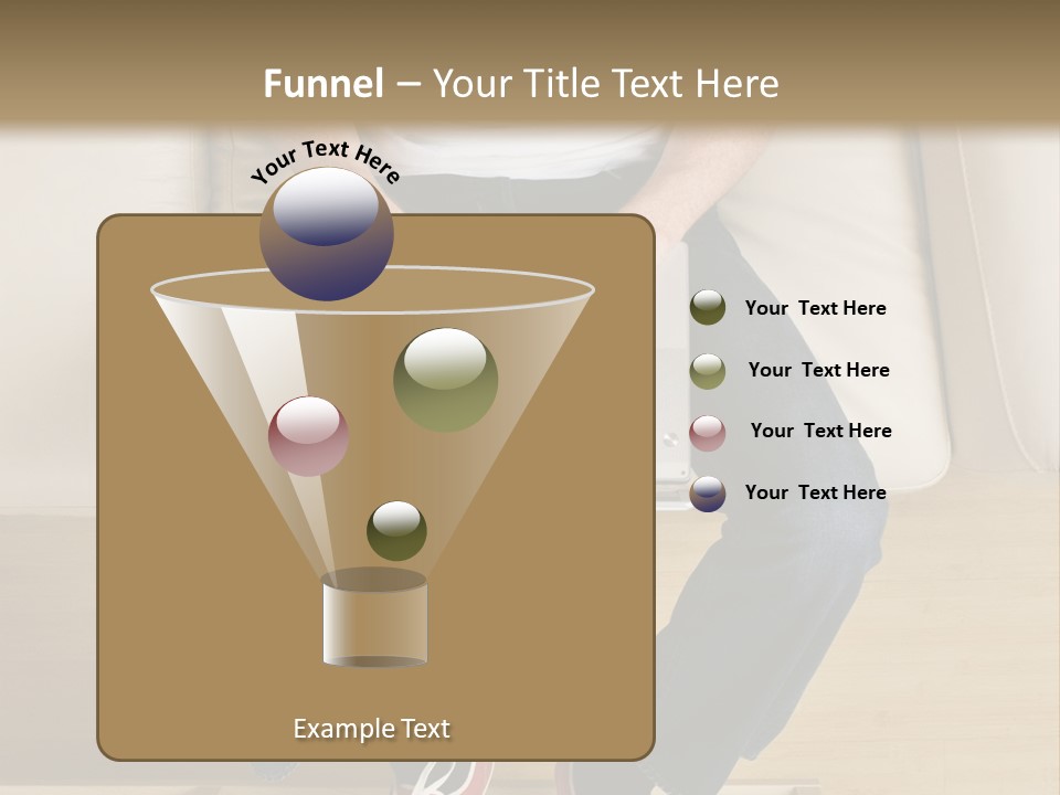 Guy With Laptop PowerPoint Template