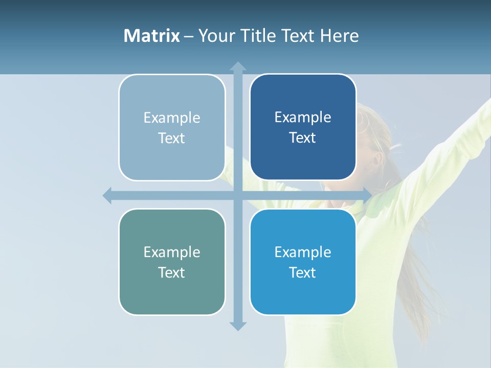 Girl In Uniform PowerPoint Template