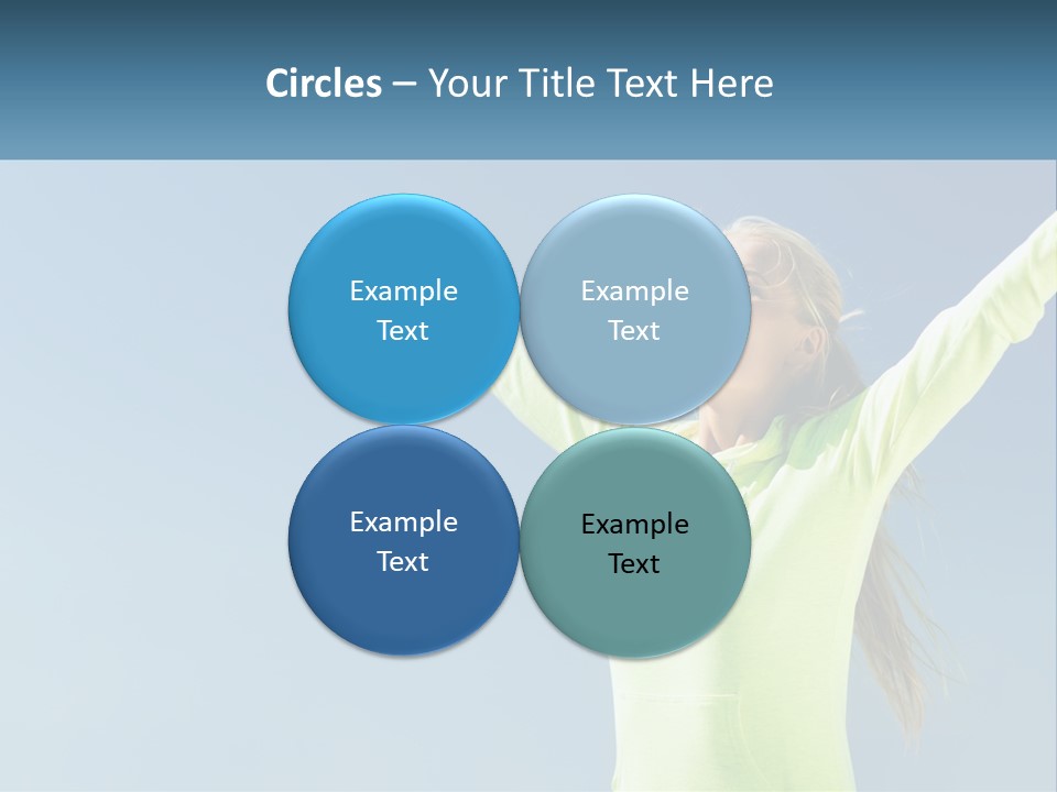 Girl In Uniform PowerPoint Template