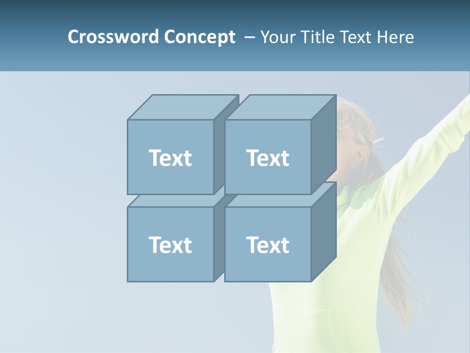 Girl In Uniform PowerPoint Template