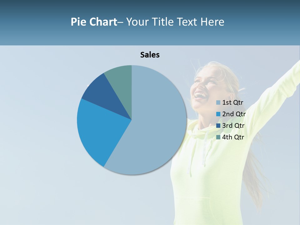 Girl In Uniform PowerPoint Template