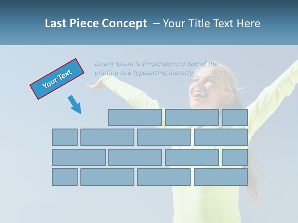 Girl In Uniform PowerPoint Template