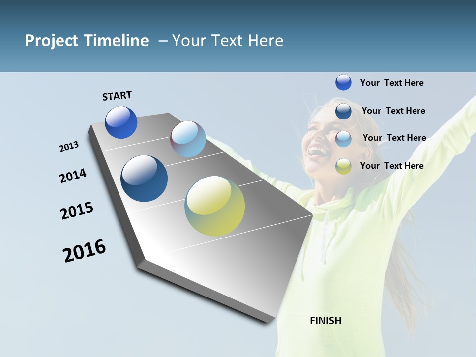 Girl In Uniform PowerPoint Template