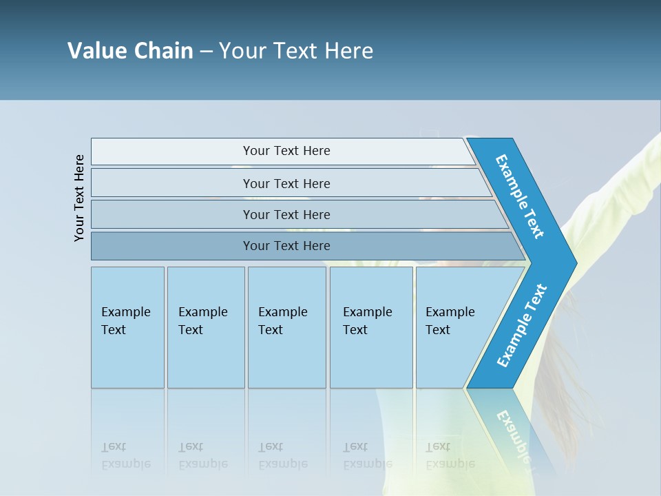 Girl In Uniform PowerPoint Template