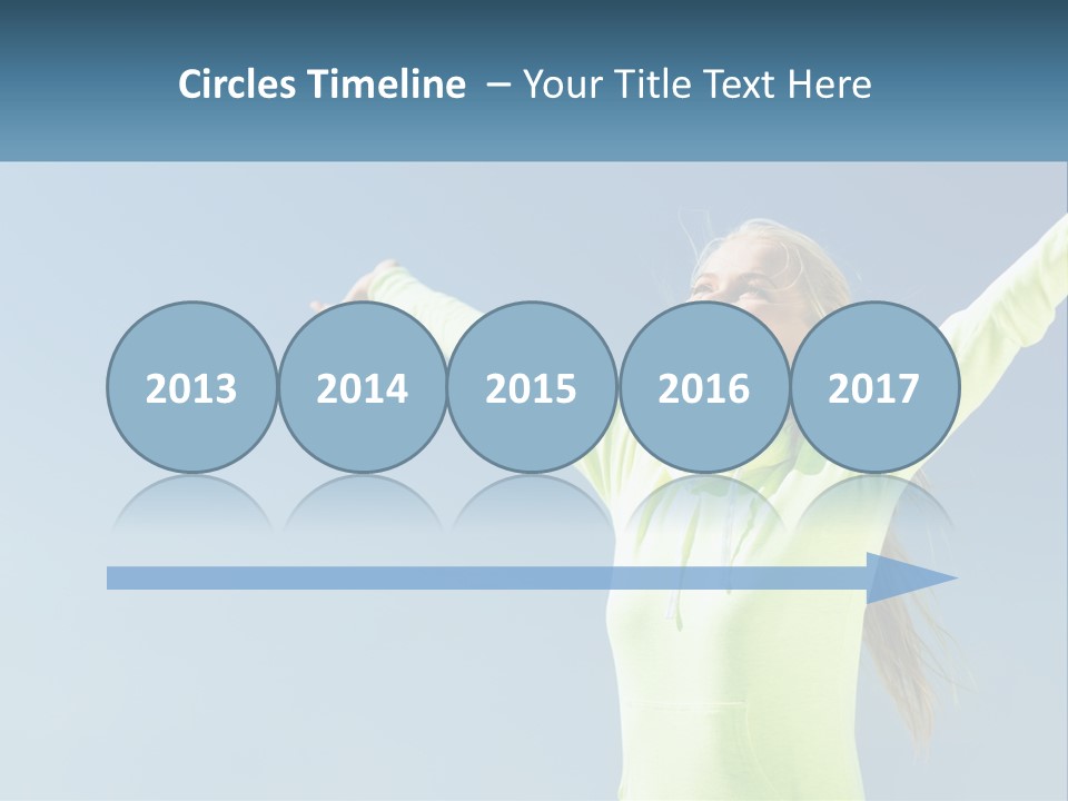 Girl In Uniform PowerPoint Template