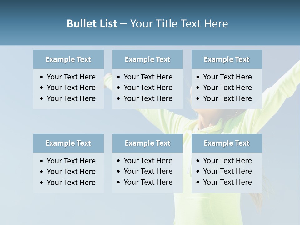 Girl In Uniform PowerPoint Template