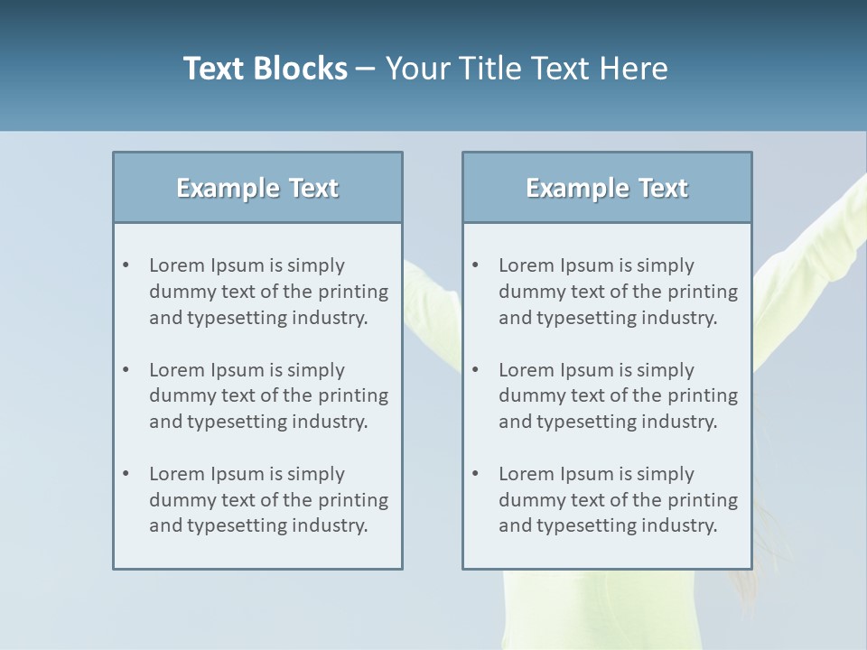 Girl In Uniform PowerPoint Template
