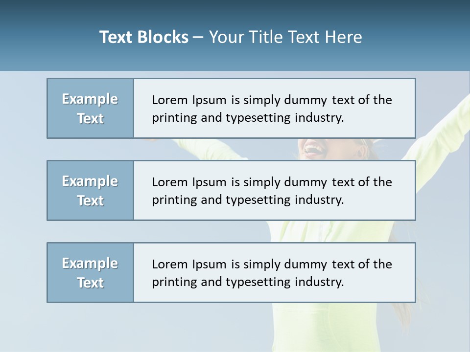 Girl In Uniform PowerPoint Template