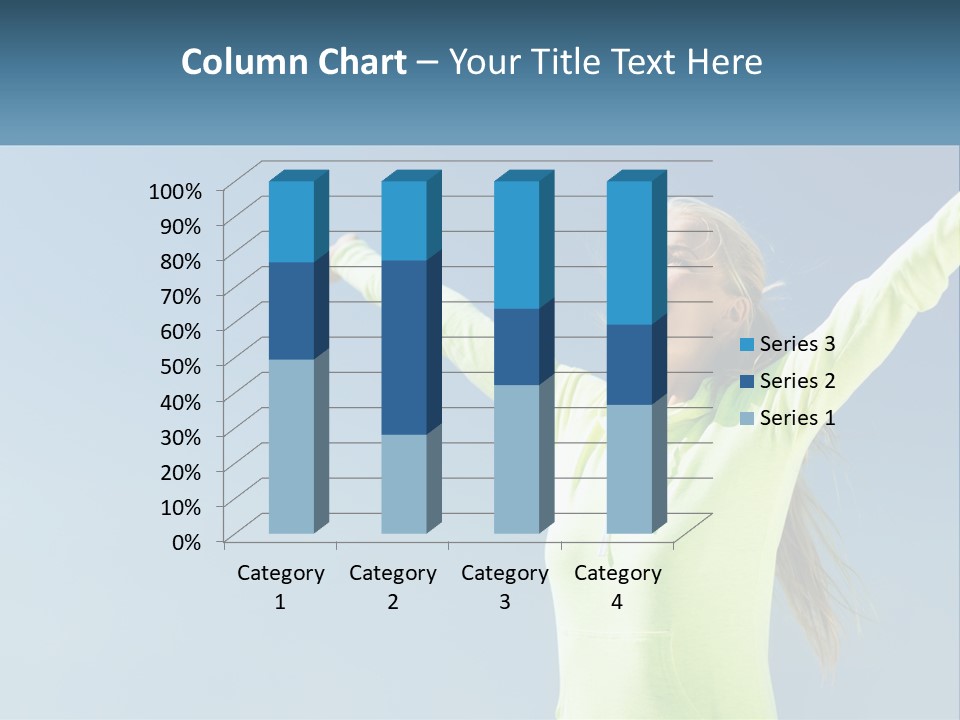 Girl In Uniform PowerPoint Template