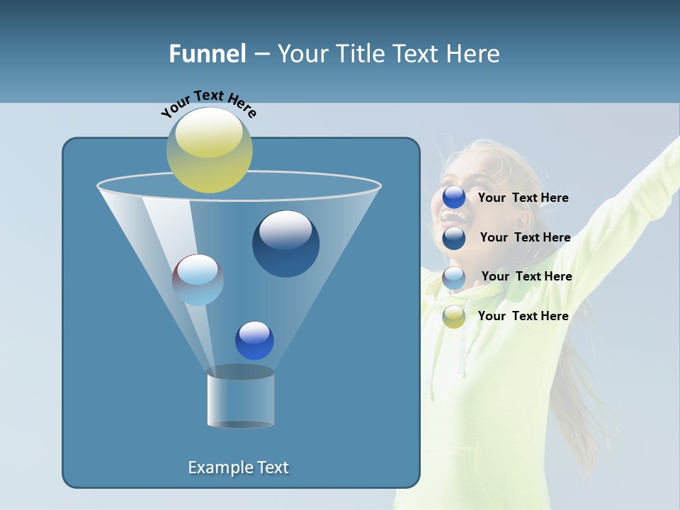 Girl In Uniform PowerPoint Template