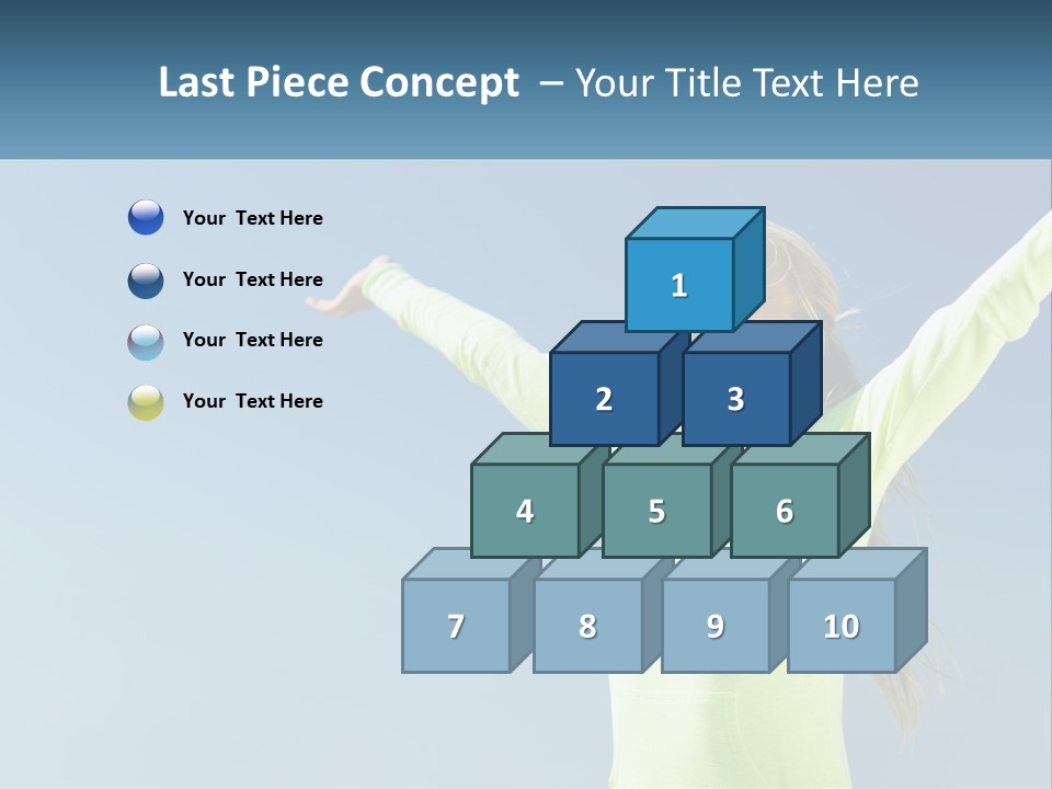 Girl In Uniform PowerPoint Template