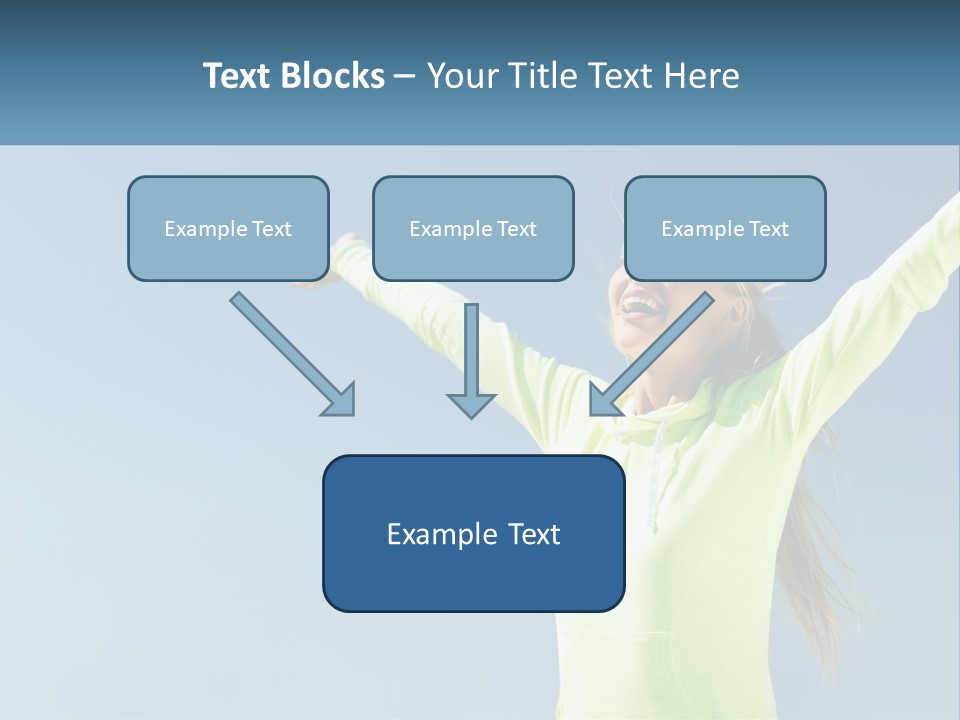 Girl In Uniform PowerPoint Template