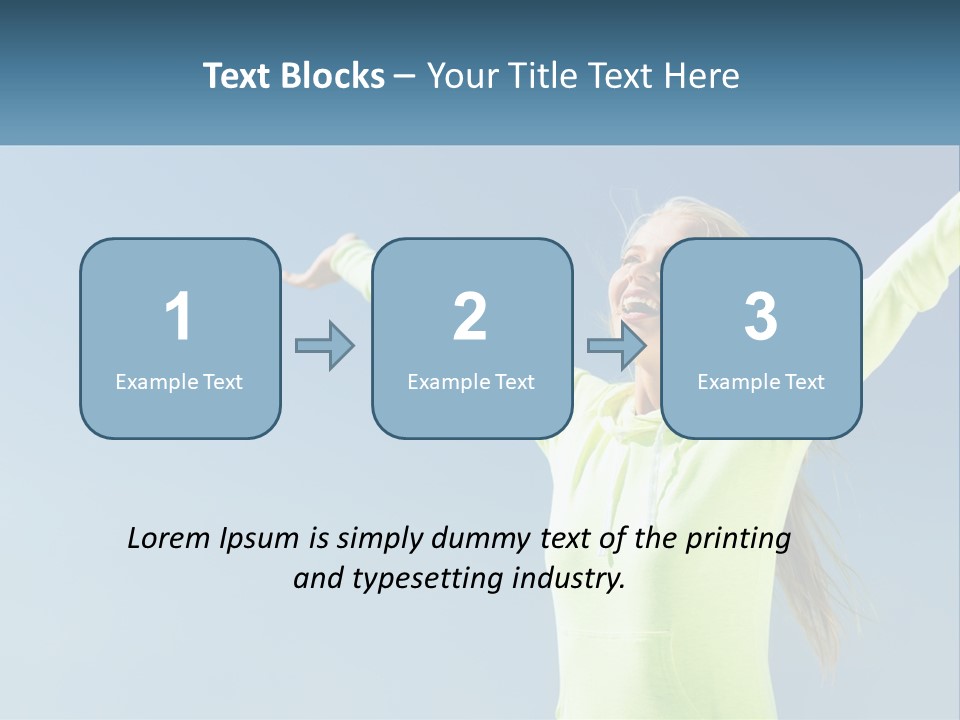 Girl In Uniform PowerPoint Template