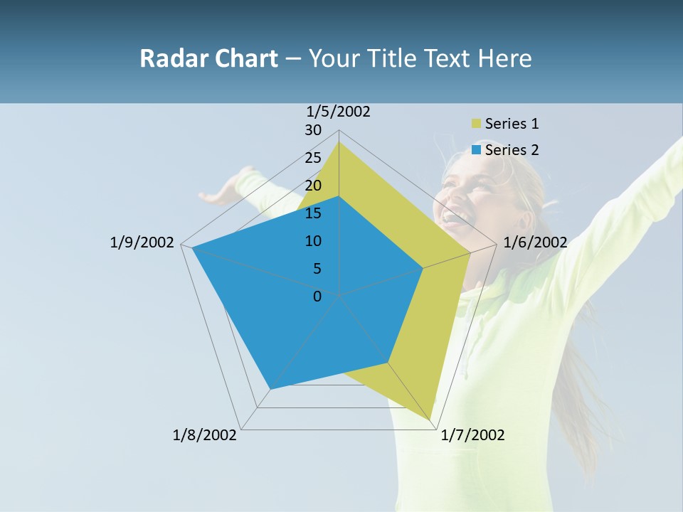 Girl In Uniform PowerPoint Template