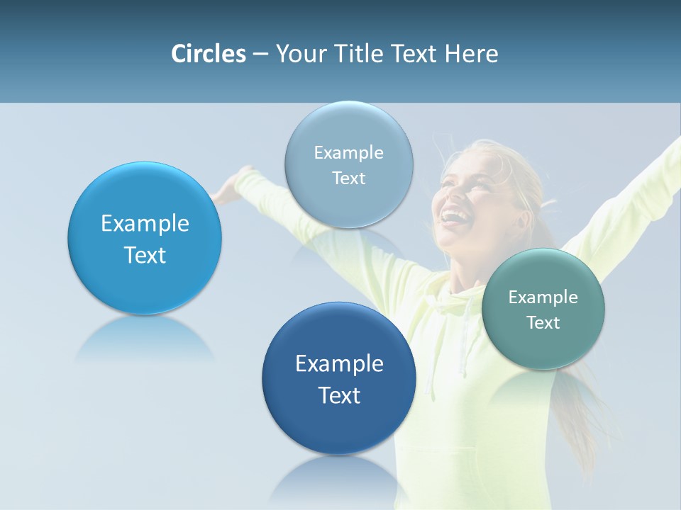 Girl In Uniform PowerPoint Template