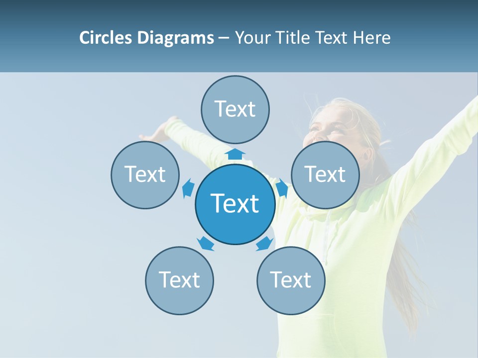 Girl In Uniform PowerPoint Template