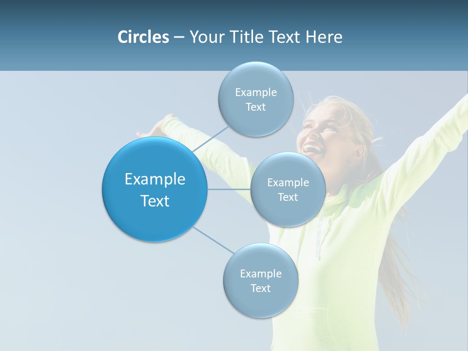 Girl In Uniform PowerPoint Template