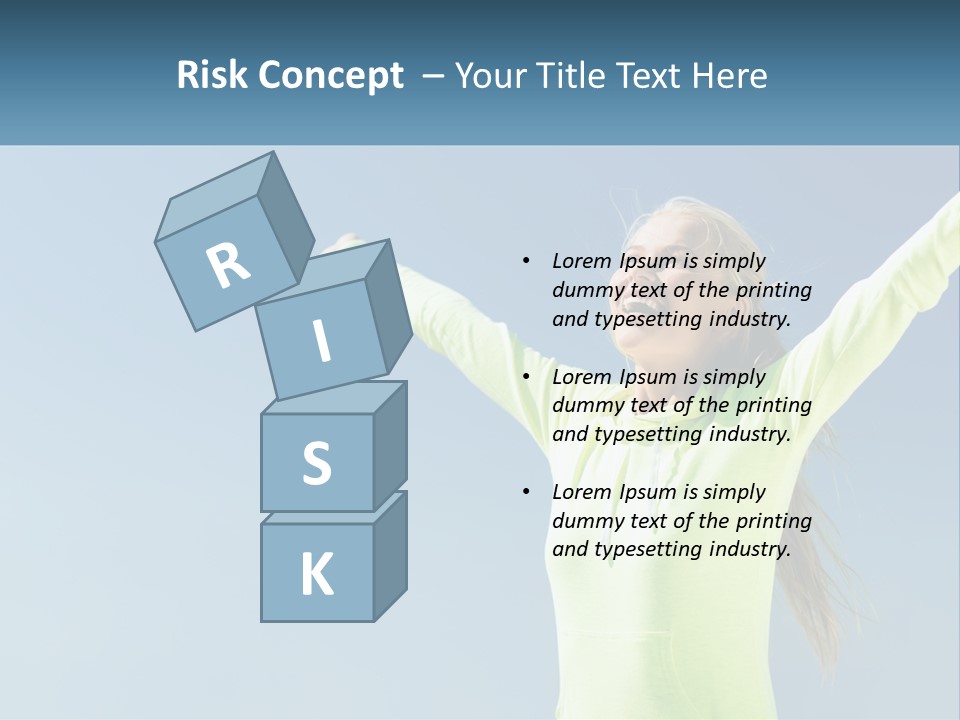 Girl In Uniform PowerPoint Template