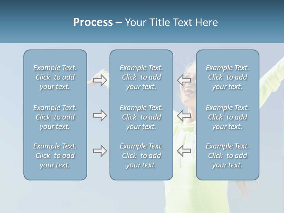 Girl In Uniform PowerPoint Template