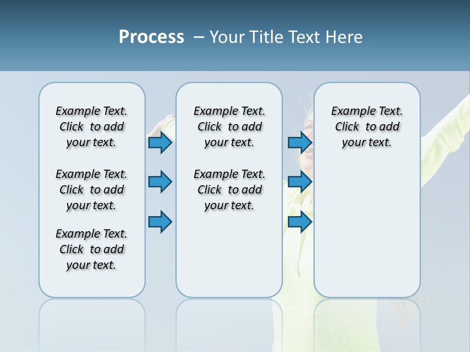 Girl In Uniform PowerPoint Template