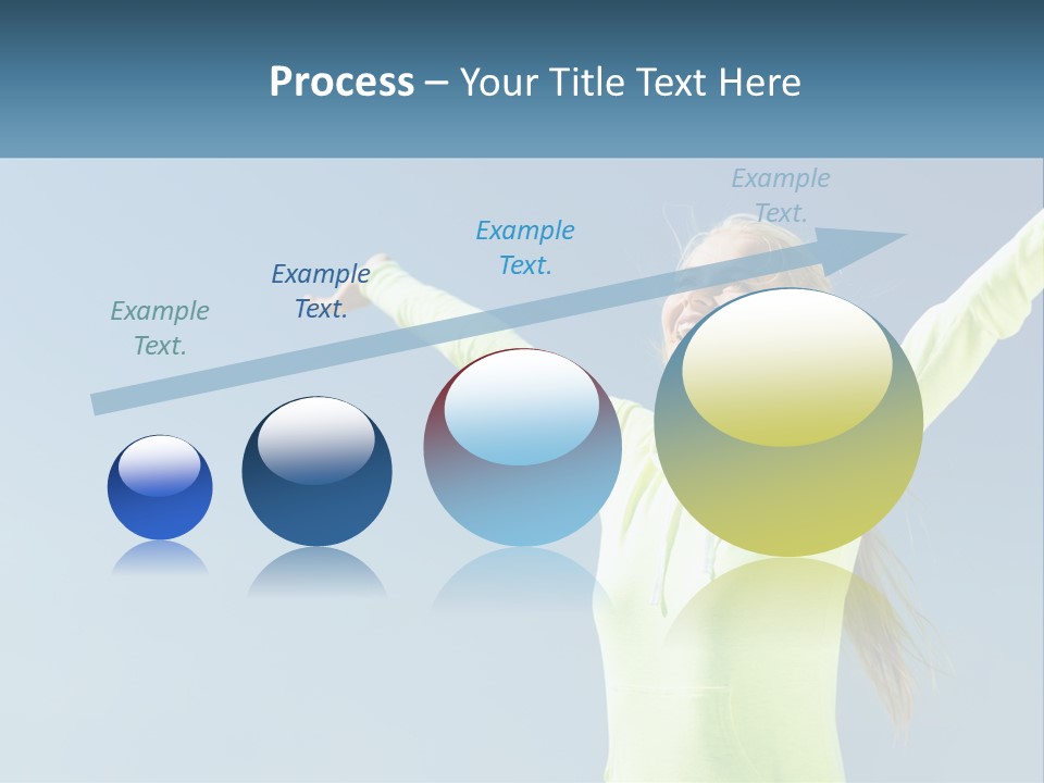 Girl In Uniform PowerPoint Template