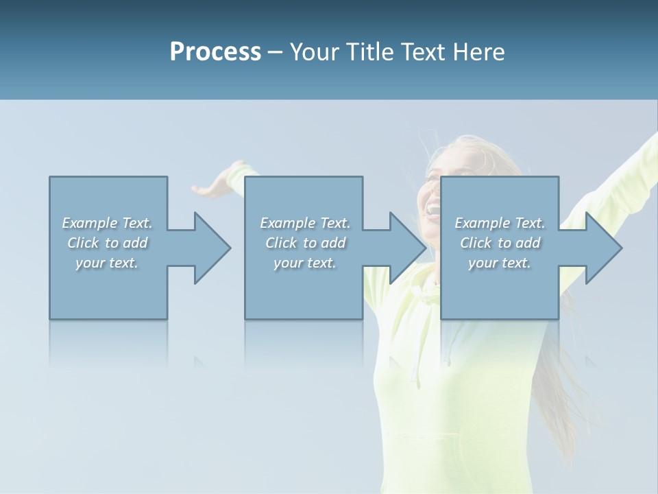 Girl In Uniform PowerPoint Template