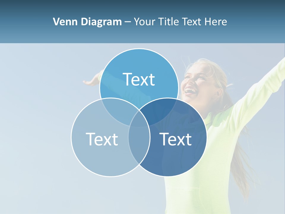 Girl In Uniform PowerPoint Template