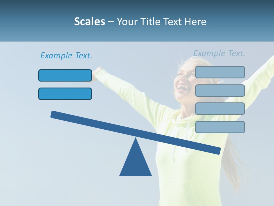 Girl In Uniform PowerPoint Template