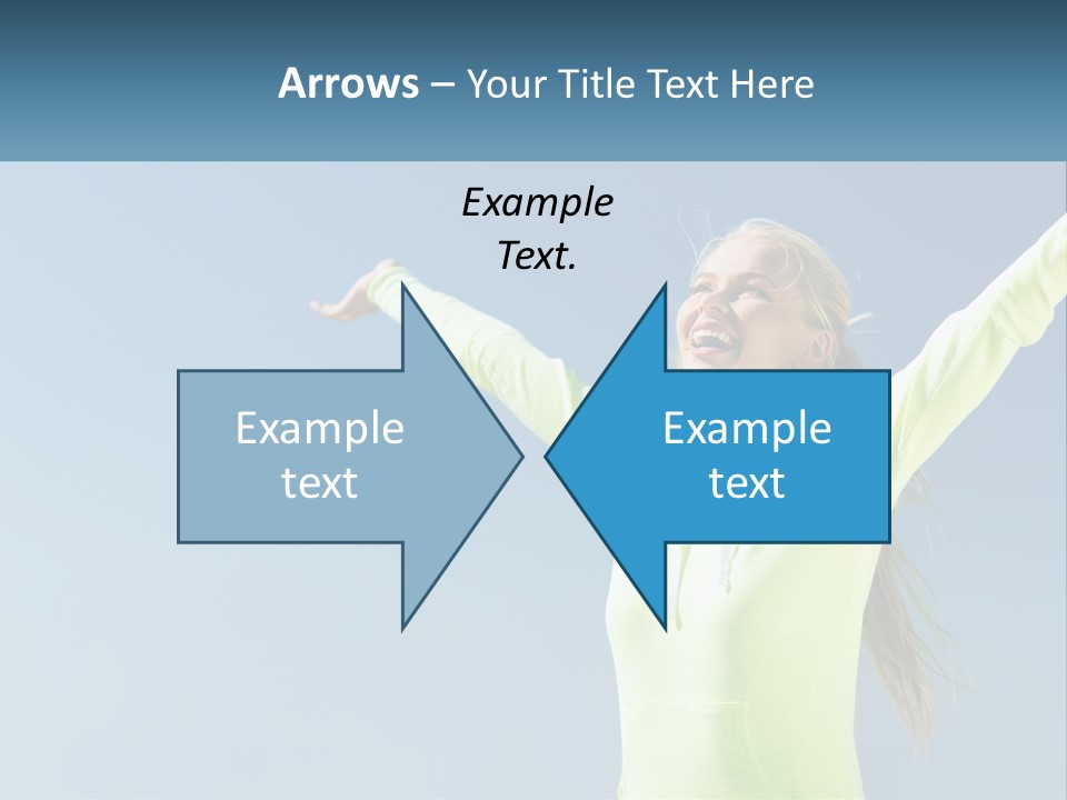 Girl In Uniform PowerPoint Template