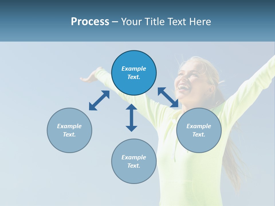 Girl In Uniform PowerPoint Template