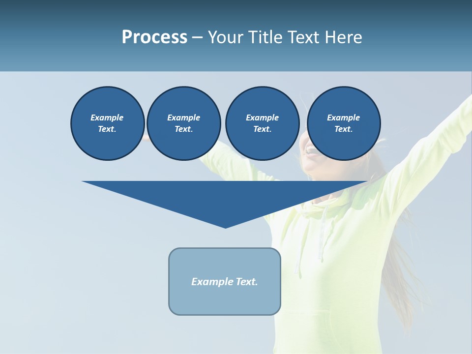 Girl In Uniform PowerPoint Template